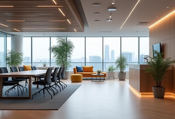 Modern, bright office space of Aether Design Solutions located in Manchester.